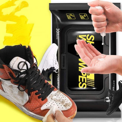 Natural Sneaker & Shoe Cleaner Wipes – 80 Pack ✨👟