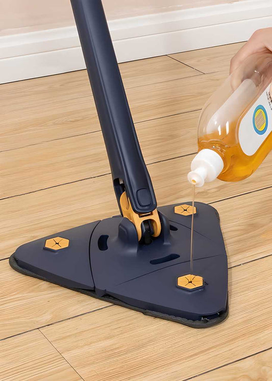 360° Rotating Triangle Mop – Clean Every Corner! 🔄🧽