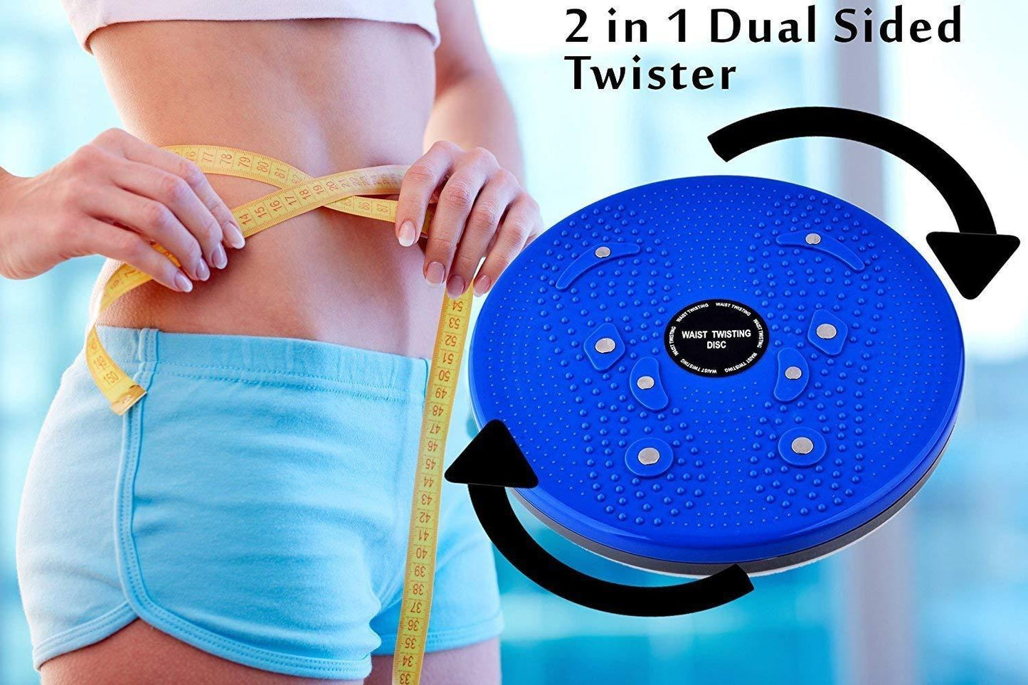 360° Waist Disk Acupressure Twister – Burn Fat & Boost Metabolism! 💪