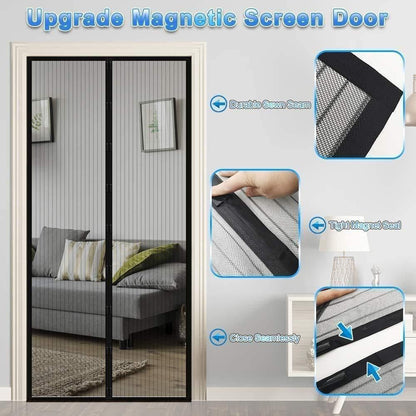 Magnetic Mesh Door Curtain (Pack of 2)