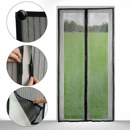 Magnetic Mesh Door Curtain (Pack of 2)